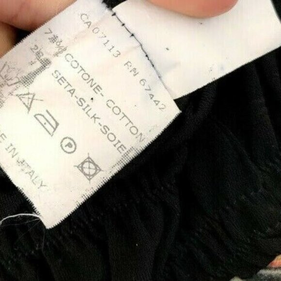 Alysi Strapless Boho Maxi Dress Size 6 Smocked Bodice Silk Patchwork Design - Picture 8 of 8